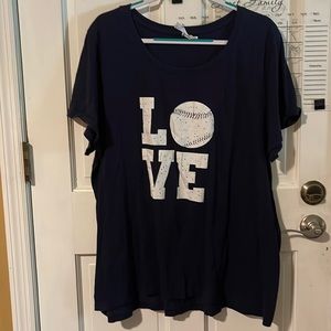 Baseball Love tee